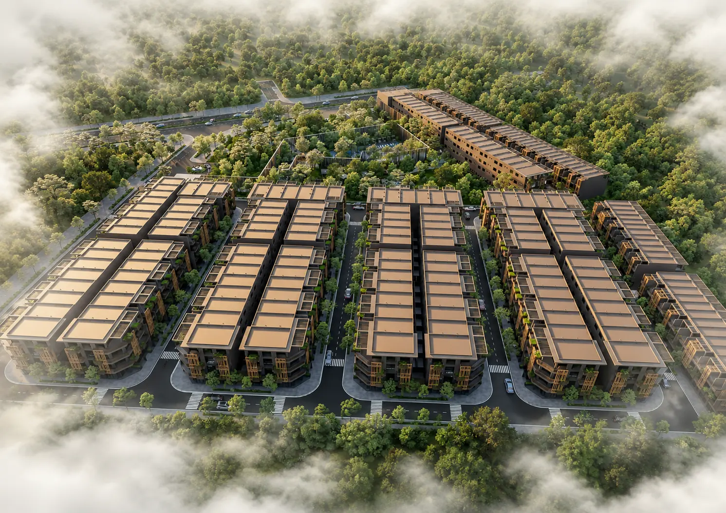 Toàn cảnh Era City nhìn từ trên cao